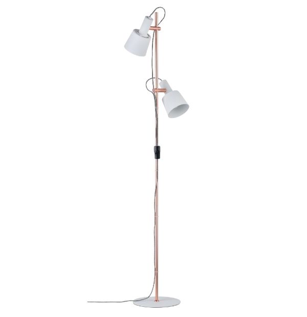 Lampa podłogowa Haldar do salonu