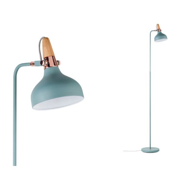 Lampa podłogowa Juna do skandynawskiego salonu