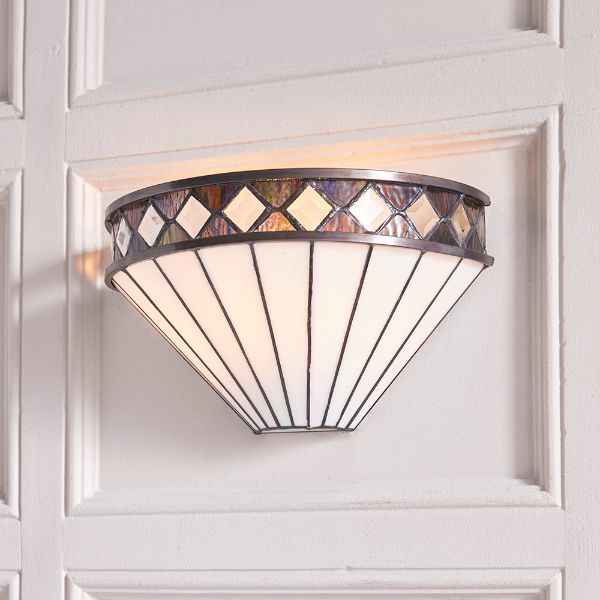 Lampa ścienna Fargo - Interiors - szklana