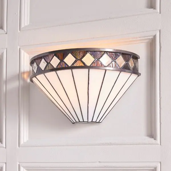 Lampa ścienna Fargo - Interiors - szklana