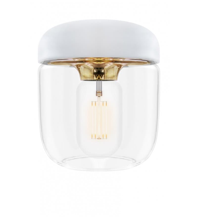 Lampa skandynawska do salonu Acorn Umage - biała