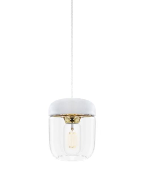 Lampa skandynawska do salonu Acorn Umage - biała