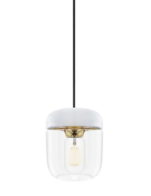 Lampa skandynawska do salonu Acorn Umage - biała