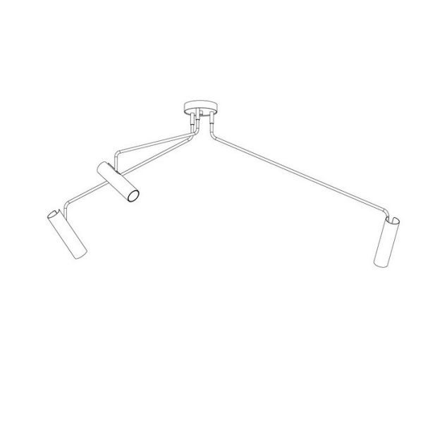 Lampa sufitowa Eye Super do przestronnego salonu