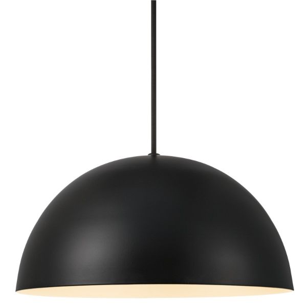 czarny klosz indsutrialny lampa wisząca