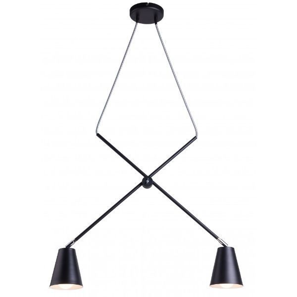 lampa wisząca dwa ramiona z regulacją nowoczesna