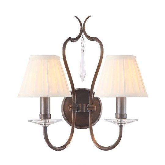 Podwójny kinkiet klasyczny Gemma do salonu