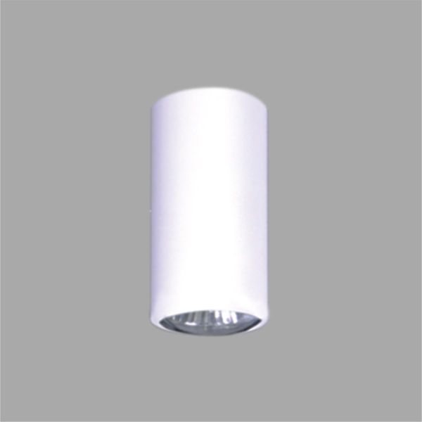 biała lampa sufitowa tuba