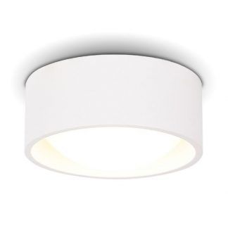 okrągła biała lampa sufitowa