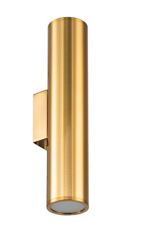 Złoty kinkiet Austin - do sypialni, salonu i na korytarz