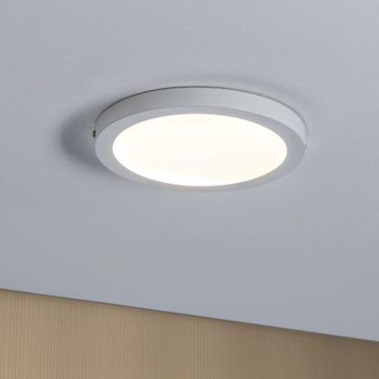 Biały plafon Atria - nowoczesna lampa LED