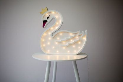 Lampa dla dzieci do snu Łabędź - LED