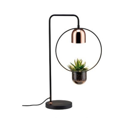 Lampa stołowa Fanja - lampa z kwietnikiem na roślinę