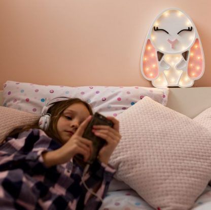 Lampka nocna dla dziecka Królik - lampki LED
