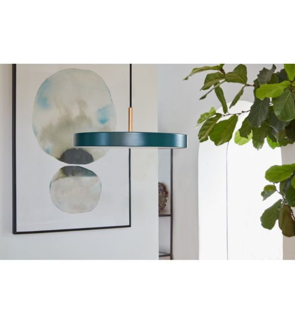 Ciemnozielona lampa wisząca Asteria Mini - LED, 2208