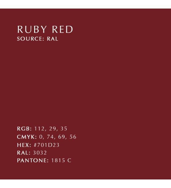 Czerwona lampa wisząca Asteria Mini - LED, 02210