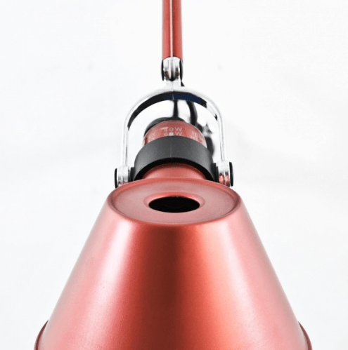 Czerwony kinkiet Tolomeo Micro Parete - do biura i dla dziecka