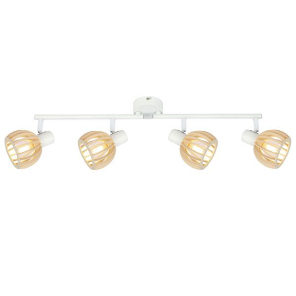 Długa lampa sufitowa Atarri - 4 żarówki do kuchni i pokoju