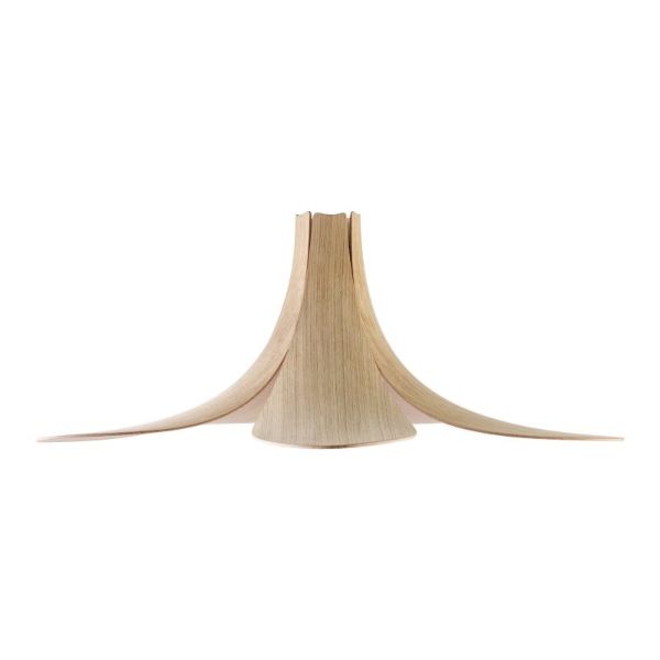 Jasna dębowa lampa wisząca Jazz - nad stół