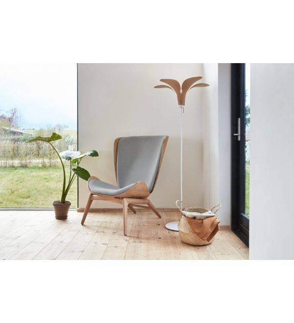 Jasna dębowa lampa wisząca Jazz - nad stół