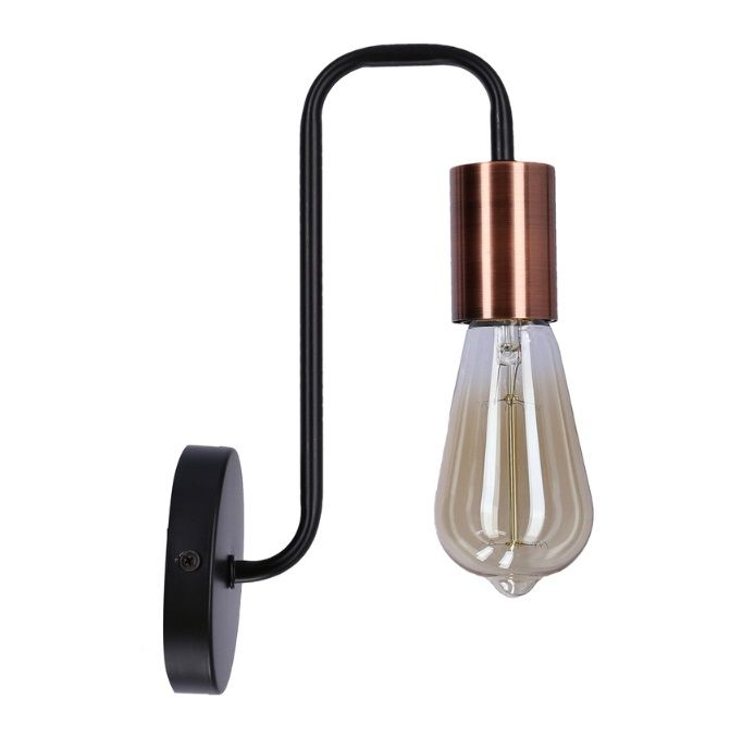 Kinkiet Herpe - czarny - 21-66855