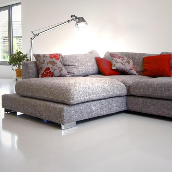 Lampa podłogowa Tolomeo Lettura - LED na ramieniu do salonu