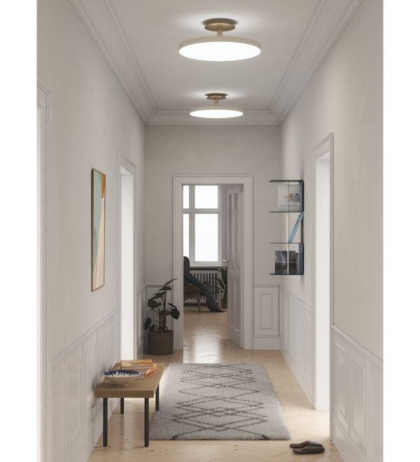 Lampa sufitowa Asteria - płaski nowoczesny plafon LED