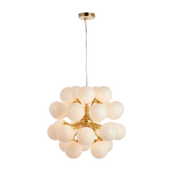 Lampa wisząca Oscar - dużo szklanych kul