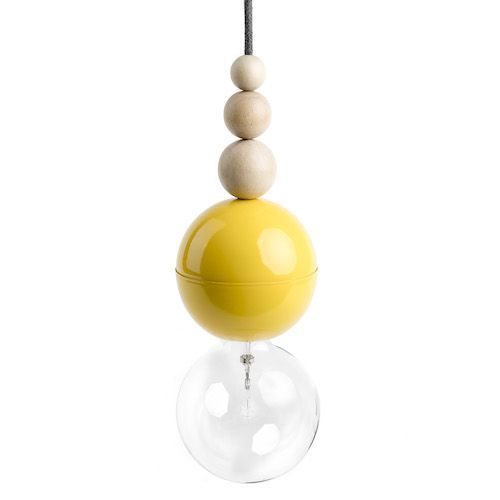 żółta lampa wisząca pokój dziecięcy