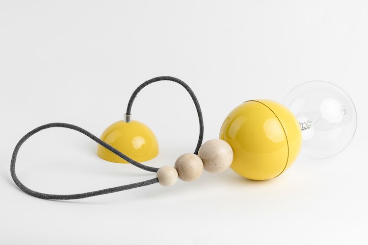 Lampa żarówkowa Loft Bala z ozdobnymi kulkami dla dziecka