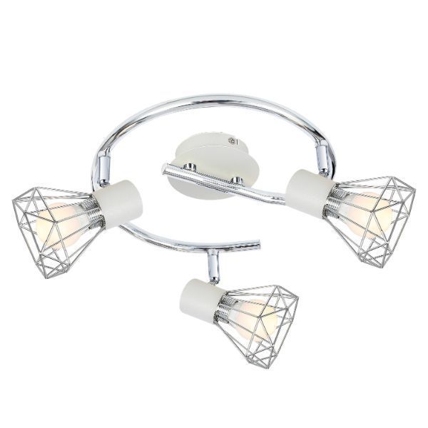 srebrna lampa sufitowa ażurowe klosze