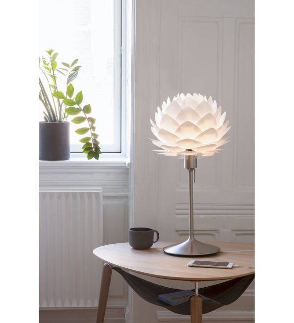 Podstawa do lampy stołowej Santé - port USB do sypialni