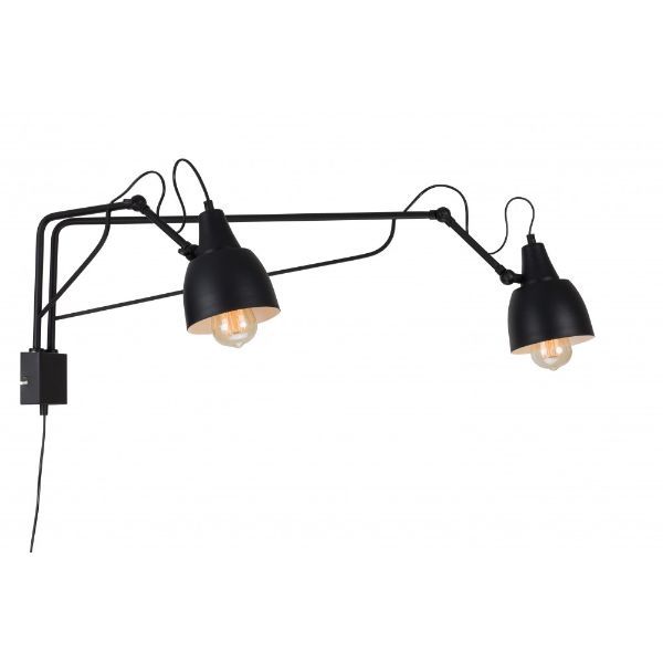 Podwójny kinkiet Soho - czarny - 1002D1