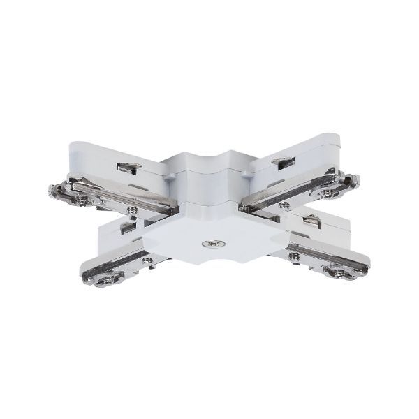 Złącze URail - X-connector, białe, system szynowy
