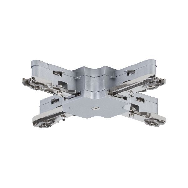 Złącze URail - X-connector, srebrne, system szynowy