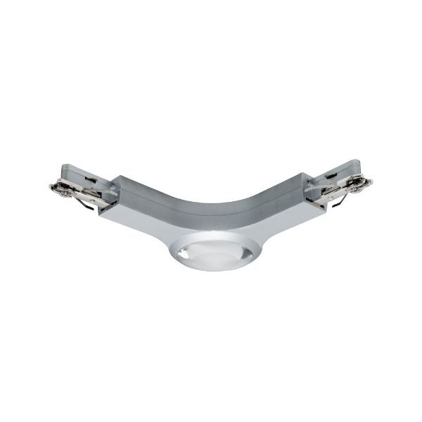 Złączka URail - L-connector, srebrna, system szynowy