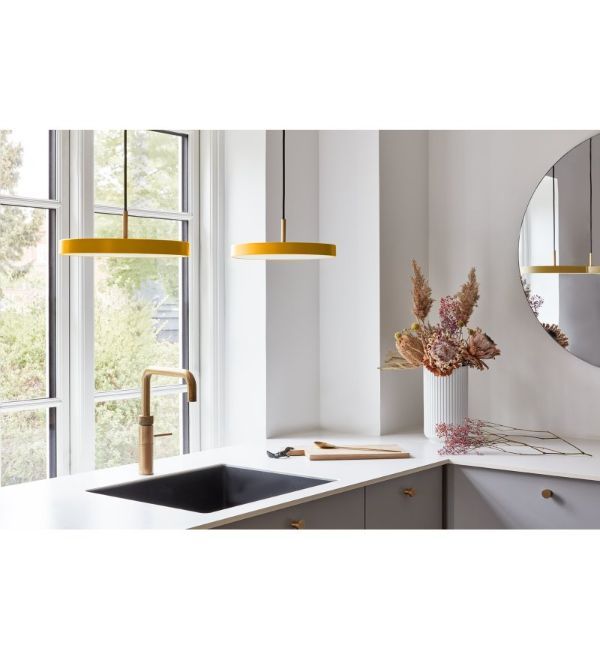 Żółta lampa wisząca Asteria Mini - 2211