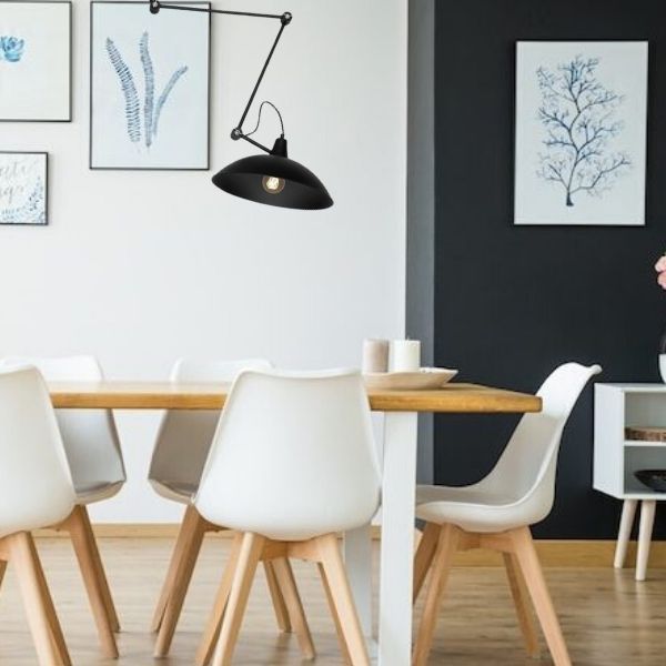 Metalowa lampa sufitowa Melos - loftowa