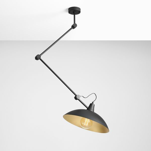Metalowa lampa sufitowa Melos - loftowa