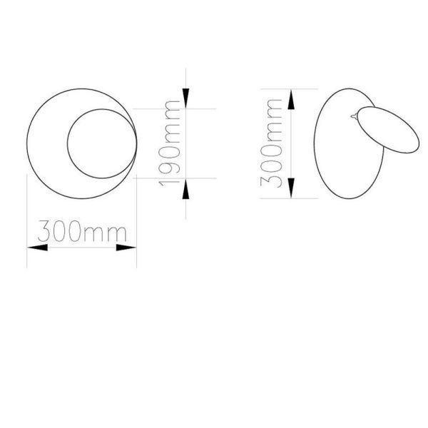 Nowoczesny kinkiet Pills - LED biały