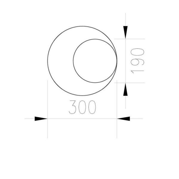 Nowoczesny kinkiet Pills - LED biały