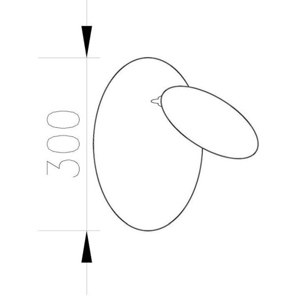 Nowoczesny kinkiet Pills - LED biały