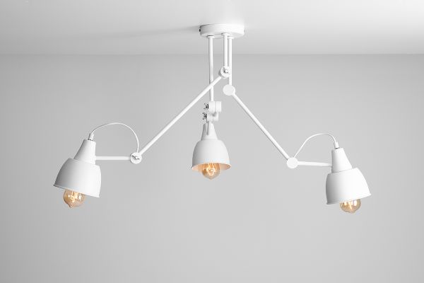 Nowoczesny żyrandol sufitowy Aida - loftowy