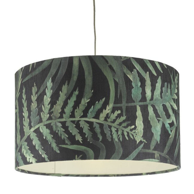 Abażur Bamboo - zielony print