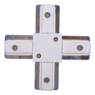 Łącznik krzyżowy Profile X-connector - biały, system szynowy