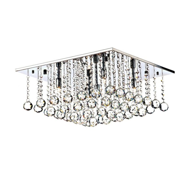 Lampa sufitowa Abacus do salonu glamour