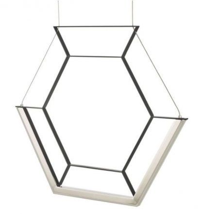 Lampa wisząca Hexagon do dużej jadalni