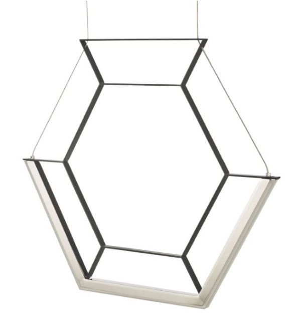 Lampa wisząca Hexagon do dużej jadalni