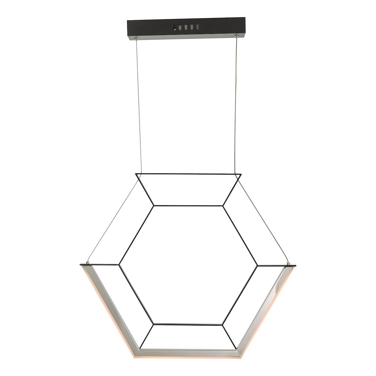 Lampa wisząca Hexagon do dużej jadalni
