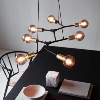 Lampa Josefine - industrialna nad stół w jadalni